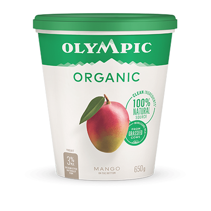 Organic mango yogurt