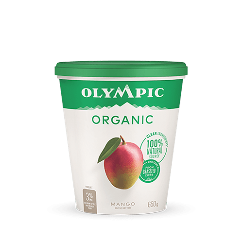 Organic mango yogurt