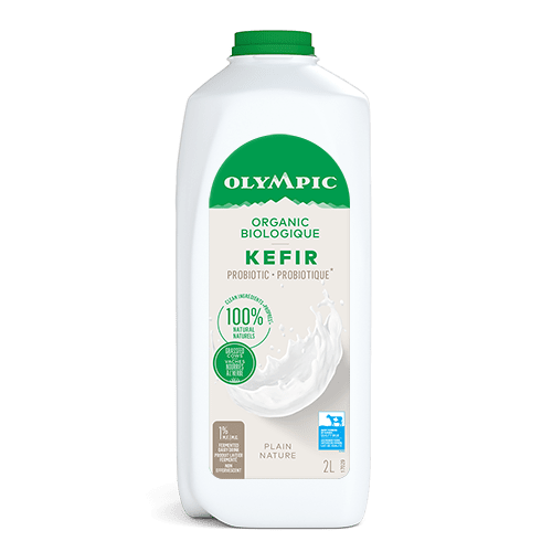 Organic probiotic plain kefir